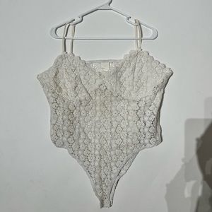 H&M XXL Body White Lace